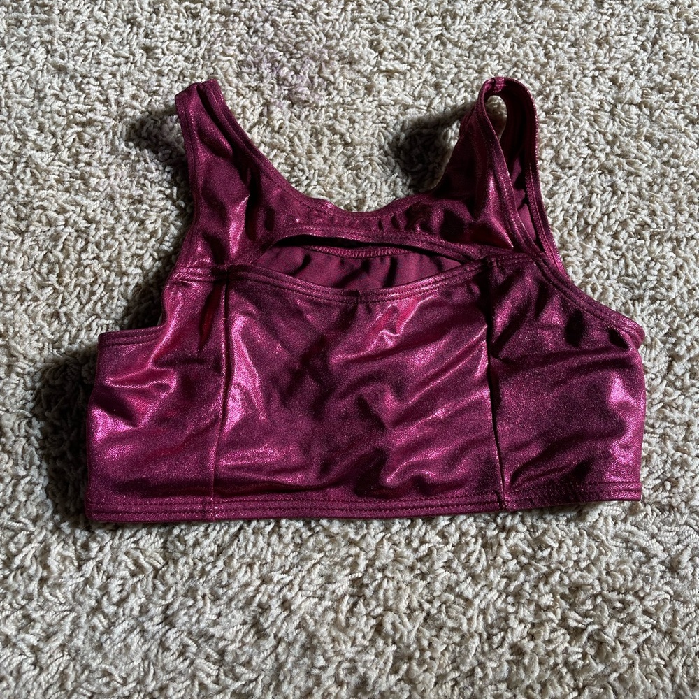 Maroon Sports bra
